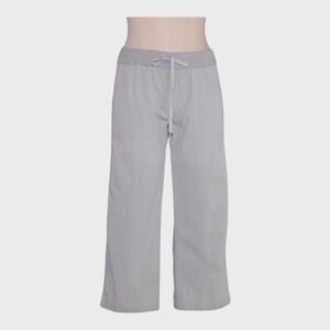 Prana Gray Stretch Waist Capri Pants